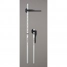 TOUGH 1 HORSE SURE MEASURE HEIGHT STANDARD TELESCOPIC CARRYING POLISHED ALUMINUM