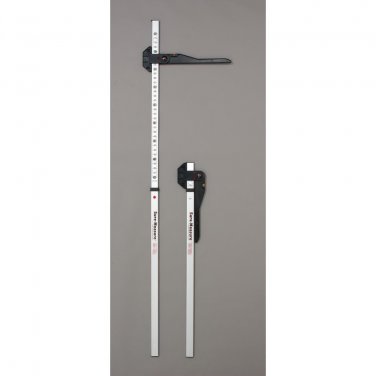 TOUGH 1 HORSE SURE MEASURE HEIGHT STANDARD TELESCOPIC CARRYING POLISHED ALUMINUM