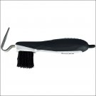 HORZE HAPPY HORSE DURABLE BRISTLES HOOF PICK BRUSH BLACK