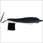 HORZE HAPPY HORSE DURABLE BRISTLES HOOF PICK BRUSH BLACK