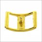 NEW HILASON WESTERN 3/4 INCH  DC CONWAY BUCKLE-BRASS PLATED