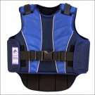 MEDIUM ADULT BLUE SUPRA FLEX BODY PROTECTIVE EQUESTRIAN RIDING VEST
