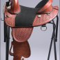 TW108MA-F HILASON TREELESS WESTERN TRAIL BARREL RACING LEATHER HORSE SADDLE 15"