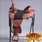 TW108MA-F HILASON TREELESS WESTERN TRAIL BARREL RACING LEATHER HORSE SADDLE 15"