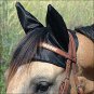 MED CLASSIC EQUINE HORSE COMFORT EARS COVER INSECTS LIGHTWEIGHT WASHABLE BLACK