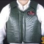 PV801-F HILASON LEATHER BAREBACK PRO RODEO BULL RIDING PROTECTIVE VEST - MEDIUM