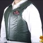 PV801-F HILASON LEATHER BAREBACK PRO RODEO BULL RIDING PROTECTIVE VEST - MEDIUM