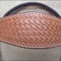 HILASON WESTERN LEATHER BRIDLE HEADSTALL TAN BASKET WEAVE HAND TOOL
