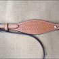 HILASON WESTERN LEATHER BRIDLE HEADSTALL TAN BASKET WEAVE HAND TOOL