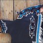 F-CH209 BULL RIDING SOFT SMOOTH LEATHER RODEO WESTERN CHAPS