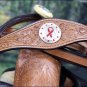 FI107F- WESTERN BARREL RACING TRAIL SADDLE 15 WITH BRIDLE BREAST COLLAR SET