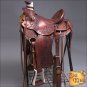 WD077M-F HILASON BIG KING HIGH BACK WESTERN WADE RANCH ROPING COWBOY SADDLE 17