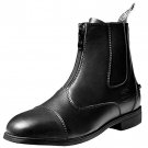 7.5 SIZE BLACK NEW DEVONAIRE LADIES NORTH PARK ZIP PADDOCK SHOES BOOT