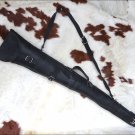 GL100BK-F GLANOR BLACK RUGGED DISTRESS BUFFALO LEATHER SHOT GUN SLIP CASE
