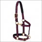 WEAVER PINK PADDED ADJUSTABLE CHIN AND THROAT SNAP HALTER SMALL HORSE