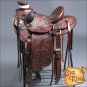 WD005AM 16" HILASON BIG KING WESTERN WADE RANCH ROPING COWBOY TRAIL SADDLE