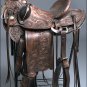 WD013DBRO 16" HILASON BIG KING WESTERN WADE RANCH ROPING COWBOY TRAIL SADDLE