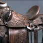 WD013DBRO 16" HILASON BIG KING WESTERN WADE RANCH ROPING COWBOY TRAIL SADDLE