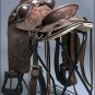 WD013DBRO 16" HILASON BIG KING WESTERN WADE RANCH ROPING COWBOY TRAIL SADDLE
