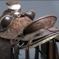 WD013DBRO 16" HILASON BIG KING WESTERN WADE RANCH ROPING COWBOY TRAIL SADDLE