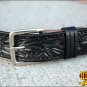36" HILASON HAND MADE HEAVY DUTY BUFFALO HIDE LEATHER BLACK GUN HOLSTER BELT