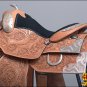 BH116-F HILASON WESTERN LEATHER EQUITATION HORSE SHOW TRAIL PLEASURE SADDLE 16"