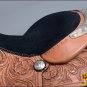 BH116-F HILASON WESTERN LEATHER EQUITATION HORSE SHOW TRAIL PLEASURE SADDLE 16"
