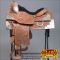 BH116-F HILASON WESTERN LEATHER EQUITATION HORSE SHOW TRAIL PLEASURE SADDLE 16"
