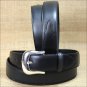 30" TONY LAMA BLACK SMOOTH LEATHER LONGHORN DRESS MEN BELT 1-3/8" Wide