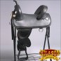 TW204 HILASON WESTERN BLACK TREELESS BARREL RACING TRAIL RIDING SADDLE 15 16 17