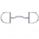 5" TOKLAT MYLER 3 3/8" MEDIUM DEE W/ HOOKS WITH MULLEN LOW PORT BARREL MOUTH BIT