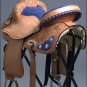 TT301F- HILASON FLEX-TREE BARREL RACING TRAIL RIDING WESTERN SADDLE 15