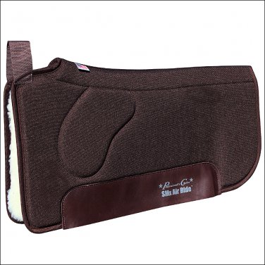 30X33 PROFESSIONAL CHOICE SMX AIR RIDE ORTHOSPORT HORSE FLEECE SADDLE PAD BROWN