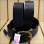 36in. JUSTIN BASIC WORK LEATHER MANS BELT BLACK MADE IN THE USA