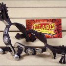 HILASON ANTIQUE BROWN YOUTH SHOW SPURS AB JINGLE BOBS