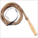 8FT TOUGH-1 NATURRAL WAXED BRAIDED NYLON BULL WHIP