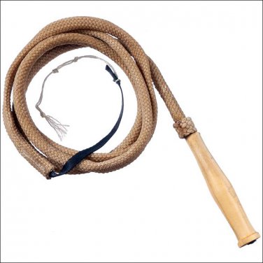 8FT TOUGH-1 NATURRAL WAXED BRAIDED NYLON BULL WHIP