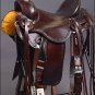 RS106DB HILASON BIG KING WESTERN WADE RANCH ROPING COWBOY SADDLE 15 16 17
