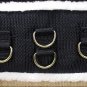 HILASON WESTERN TACK HORSE PRO TRAINING SURCINGLE BLACK NYLON w/ FLEECE