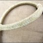 HILASON WESTERN RAWHIDE BRAIDED LEATHER HORSE ONE EAR BRIDLE HEADSTALL MAHOGANY
