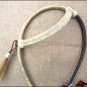 HILASON WESTERN RAWHIDE BRAIDED LEATHER HORSE ONE EAR BRIDLE HEADSTALL MAHOGANY