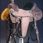 OS053-F HILASON BIG KING WESTERN WADE RANCH ROPING COWBOY TRAIL SADDLE 16"