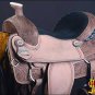 OS053-F HILASON BIG KING WESTERN WADE RANCH ROPING COWBOY TRAIL SADDLE 16"