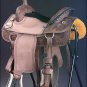 OS053-F HILASON BIG KING WESTERN WADE RANCH ROPING COWBOY TRAIL SADDLE 16"