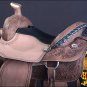 OS053-F HILASON BIG KING WESTERN WADE RANCH ROPING COWBOY TRAIL SADDLE 16"