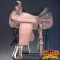 OS053-F HILASON BIG KING WESTERN WADE RANCH ROPING COWBOY TRAIL SADDLE 16"