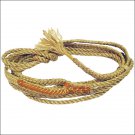 SADDLE BARN LEATHER BRAID STEER ROPE