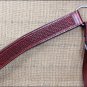 HILASON WESTERN HAND TOOL BASKET WEAVE LEATHER HORSE BREAST COLLAR MAHOGANY