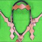 A902 NEW HILASON WESTERN LEATHER HORSE BRIDLE HEADSTALL BREAST COLLAR TAN