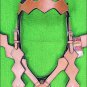 A902 NEW HILASON WESTERN LEATHER HORSE BRIDLE HEADSTALL BREAST COLLAR TAN